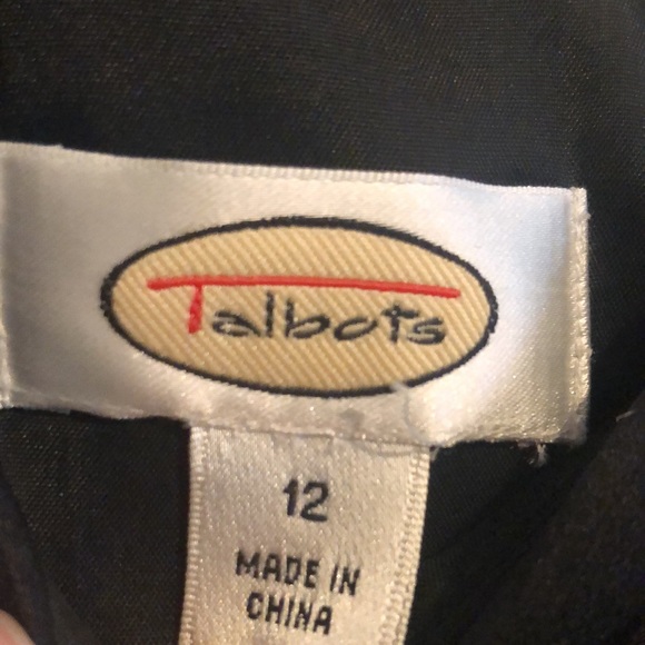 NWT Talbots Black Formal Dress 12 - Picture 3 of 5
